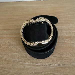 Sezane Black Artemis Belt